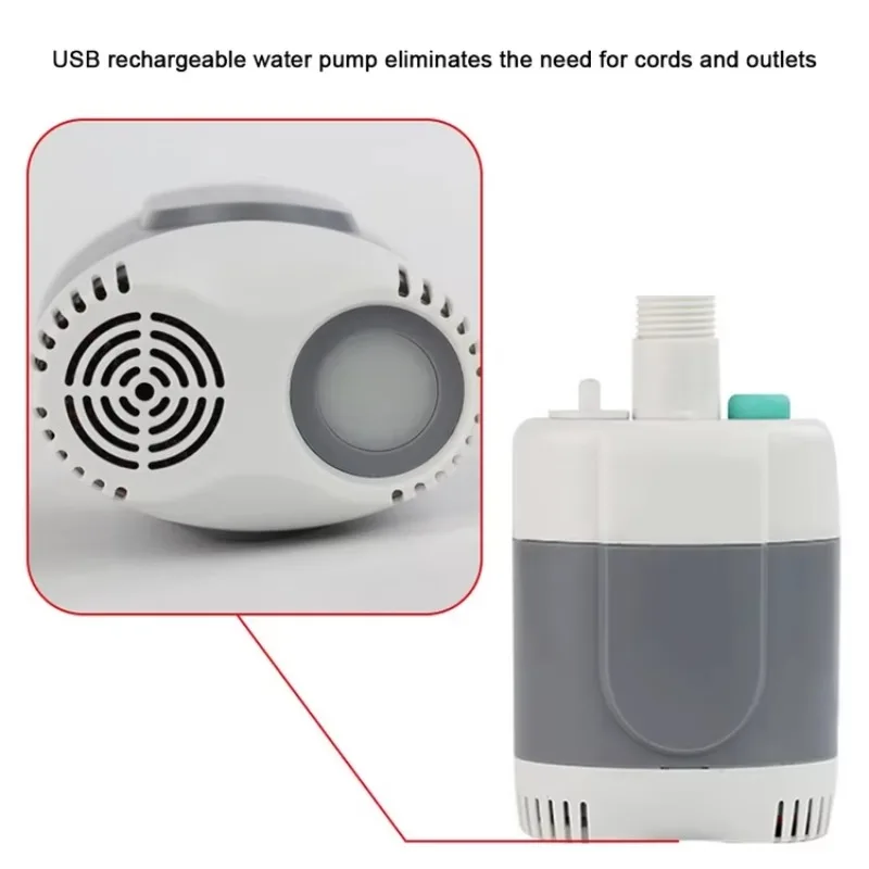 Portable Shower Outdoor Camping Shower Handheld Electric USB Rechargeable Shower Compact Multifunctional Car Washing Showerhead