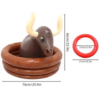 Nafukovací vodní chladič býka z PVC bazénu, nafukovací držák na nápoje, multifunkční držák na pivo do bazénu na letní párty 10 nejlepší prodej vodní bullet - №1