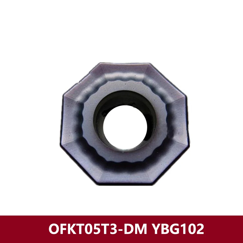 

OFKT05T3-DM YBG102 Original OFKT05T3 OFKT 05T3 DM Carbide Inserts OFKT05 CNC Lathe Cutter Machine Tools Holder Blades Turning