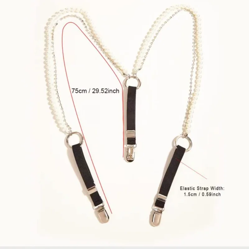 حزام كتف نسائي مرن قابل للتعديل على الموضة لعام 2025 - بلوزة فستان مريحة وإكسسوارات علوية وإكسسوارات هدايا أنيقة #6