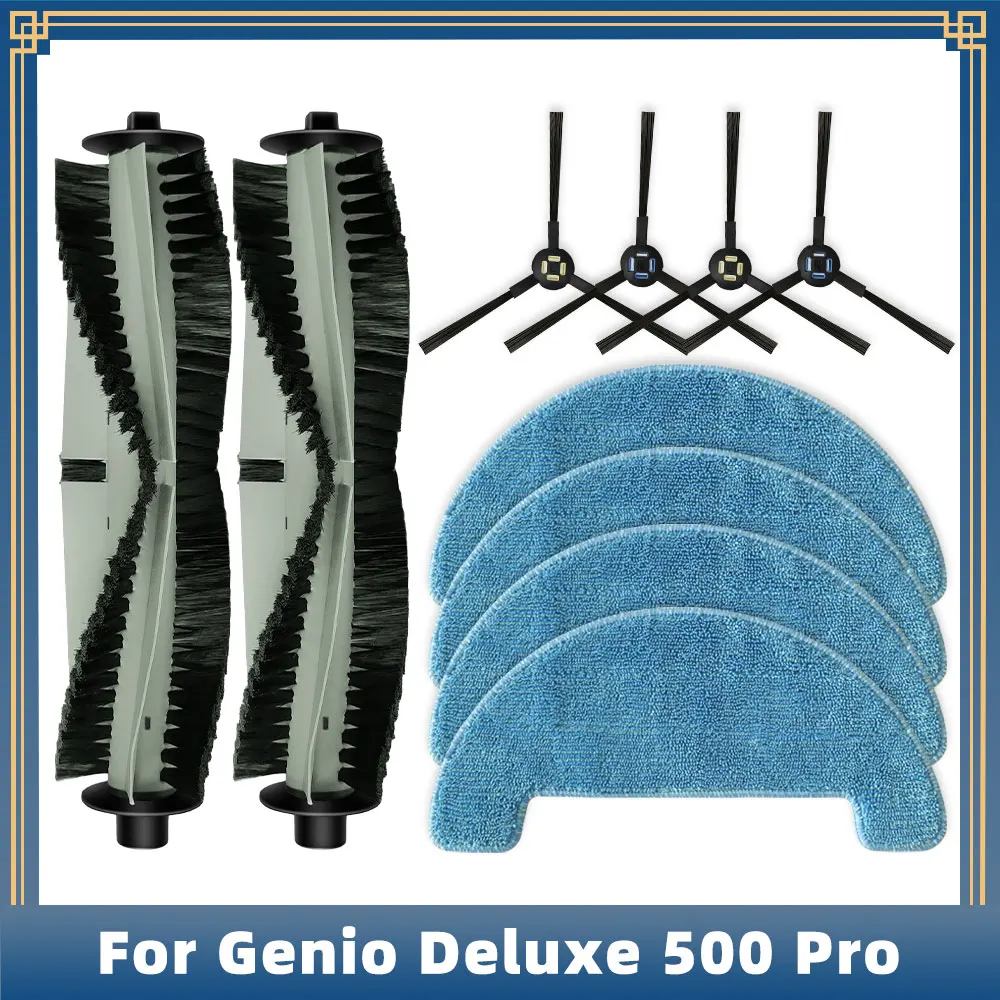 

Compatible For Genio Deluxe 500 Pro Robot Vacuum Cleaner Replacement Spare Parts Main Side Brush Mop Cloth Accessories Kits