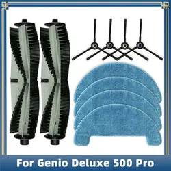 Compatible For Genio Deluxe 500 Pro Robot Vacuum Cleaner Replacement Spare Parts Main Side Brush Mop Cloth Accessories Kits