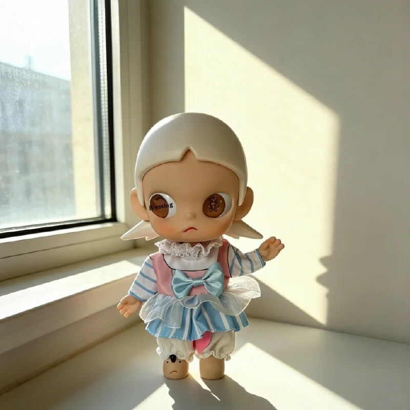 

Zsiga Ga Zhe Sister's Dress 1/8 Sea Salt Milk Frost Set - Cute Doll Dress Adorable Doll Sleeping Clothes Decorative Replacemen