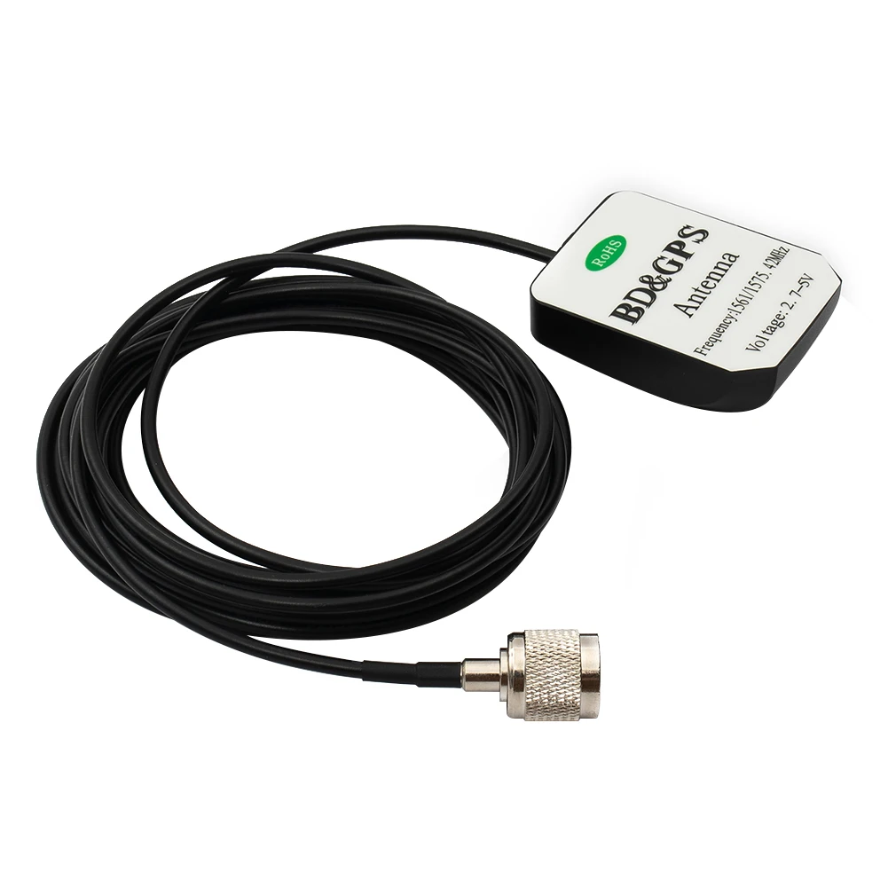 GPS Antenna TNC Male 3 Meter Cable High Sensitivity and Low Noise Figure Perfect for Fleet Management Systems and Handheld GPS