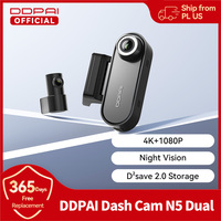 DDPAI Dash Cam N5 Dual Front and Rear 4K Ultra HD Resolution Dash Camera NightVIS ADAS GPS Auto record