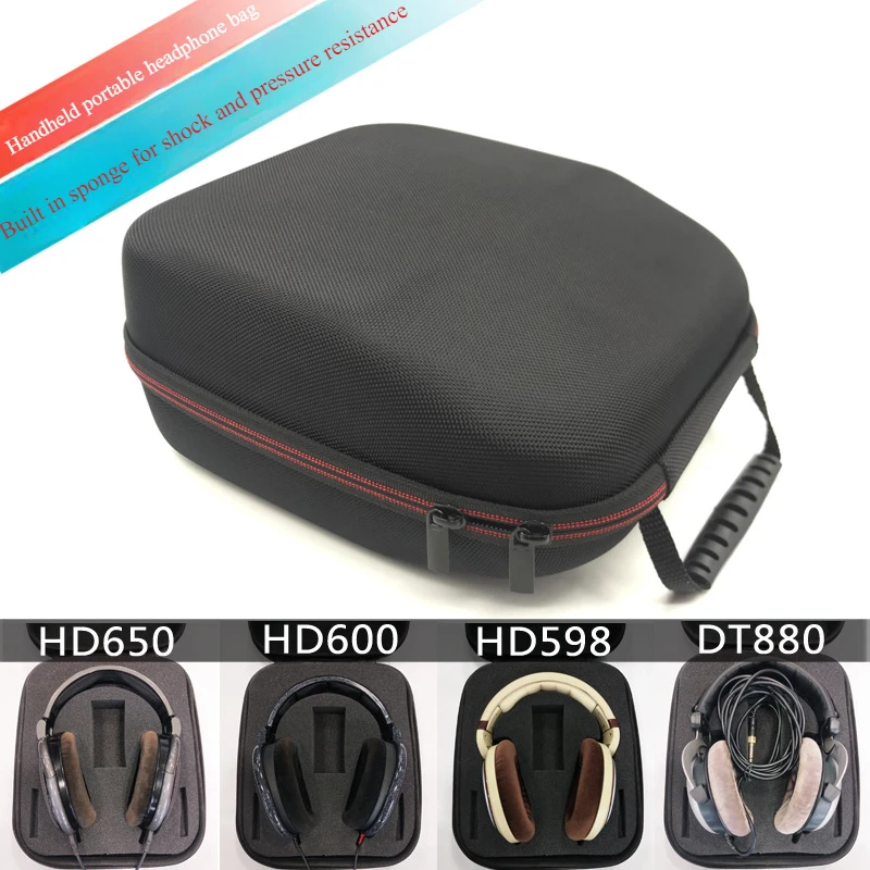 Bolsa para auriculares, caja de almacenamiento para Beyerdynamic Power T1 DT990 DT880 DT770 DT700 900 HD700 ProX HD660S HD650 HD600 HD598 HD418 HD439