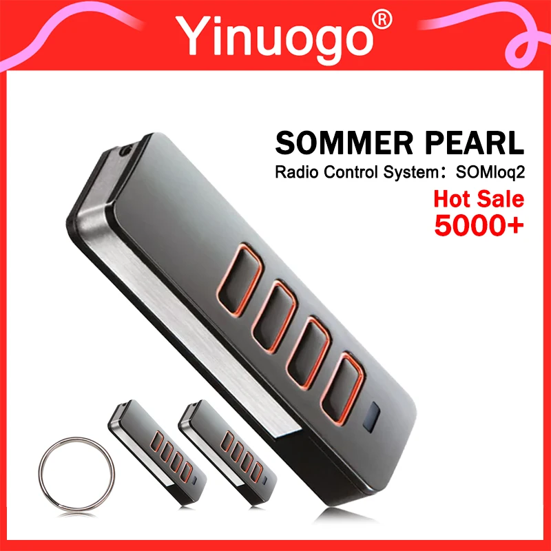 SOMMER Pearl 4018 4018V000 4019V000 4018V064 Pearl Vibe / Pearl Twin S10019 Garage Door Remote Control 868MHz Hand Transmitter