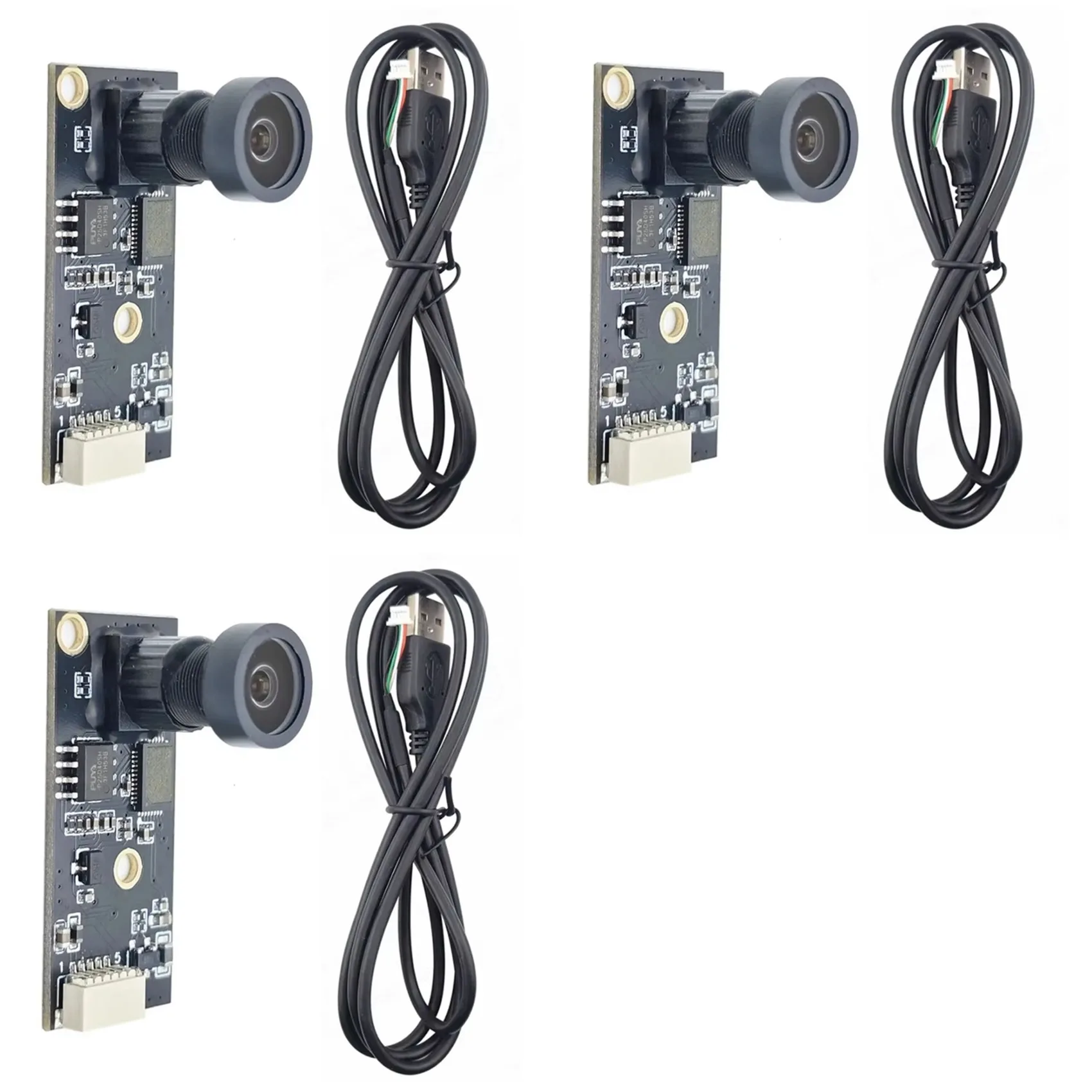 

A99E-3Pcs 1920X1080 USB-модуль камеры для 3D-принтеров, плата камеры, 2-мегапиксельный широкоугольный объектив типа «рыбий глаз», UVC OTG