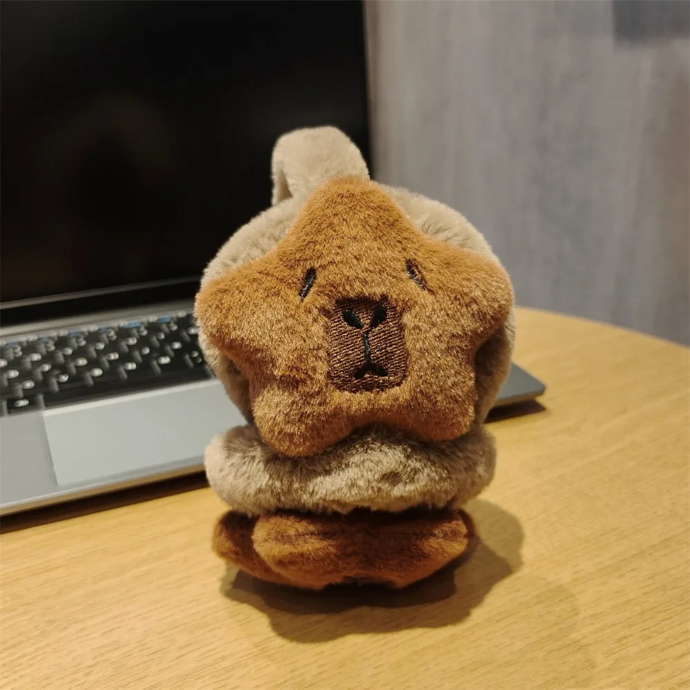 دافئ كابيبارا الأذن غطاء للأذنين الدافئة الكرتون لينة غطاء الأذن الدفء يندبروف غطاء الأذن #1