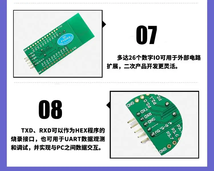 Integrated STC89C52 NRF24L01 + Wireless Module Development Board Wireless System Board