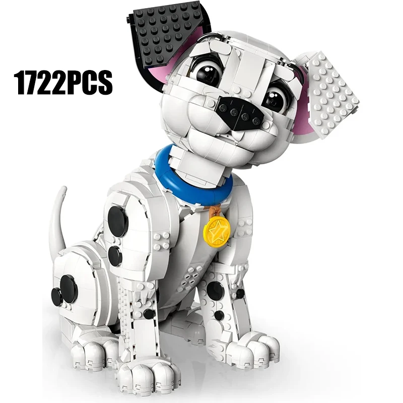 

1722PCS Creative 101 Dalmatians Puppy Building Blocks DIY Educational Architecture Cartoon Animal Toy For Kids Birthday Gift