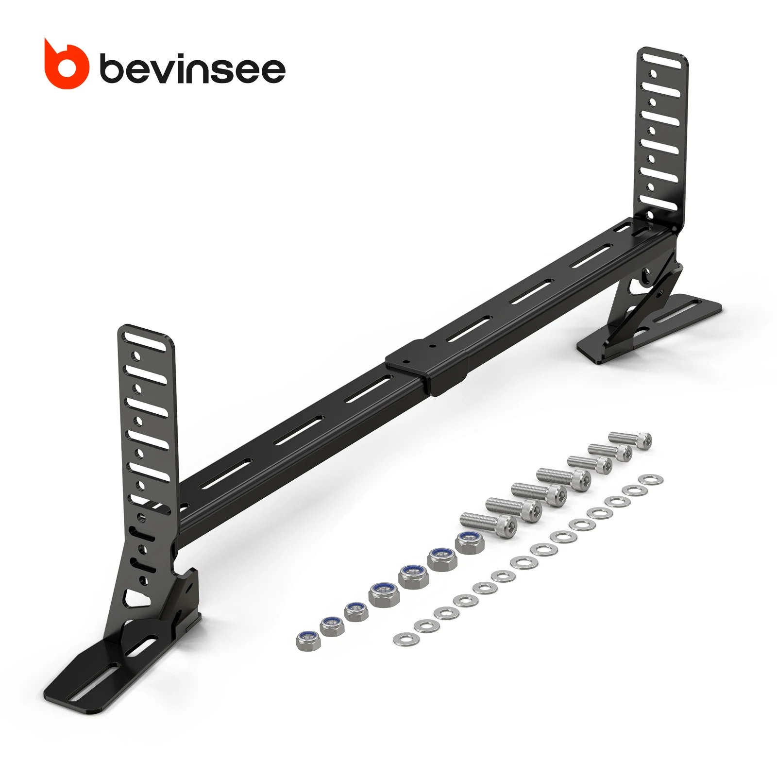 

Steel Front Bumper Light Bracket for Toyota 4Runner 2014-2021, Replace 52115-35153, Supports Mounting of Strip Light/Work Light