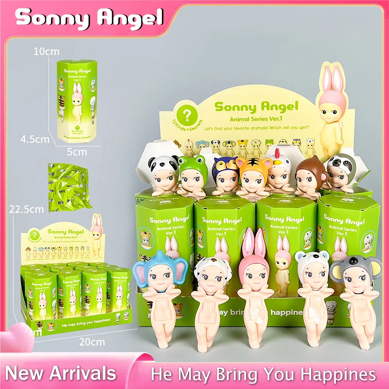 

Sonny Angel Animal Stand Up Mini Anime Character Doll Accessories Doll Children's Christmas Birthday Gift Blind Box 1-12pcs