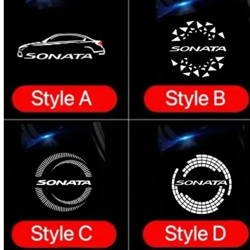 

LED Car Door Ghost Shadow Logo Projector Light For Hyundai SONATA VI (YF)/ I45 2010- 2014 Led Projector Lamps