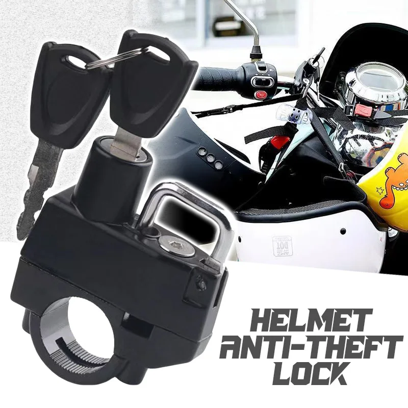 

Portable Helmet Lock Anti-theft Locker Locking Device Rustproof Fine Workmanship Compact Size Scooter Motorcycle Accessories