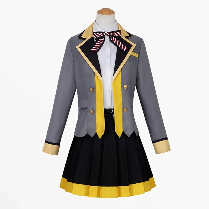 Anime Project Sekai Colorful Stage Leo/need Tenma Saki Cosplay Costume Adult Women Girls Music JK Skirt Uniform Suit Halloween