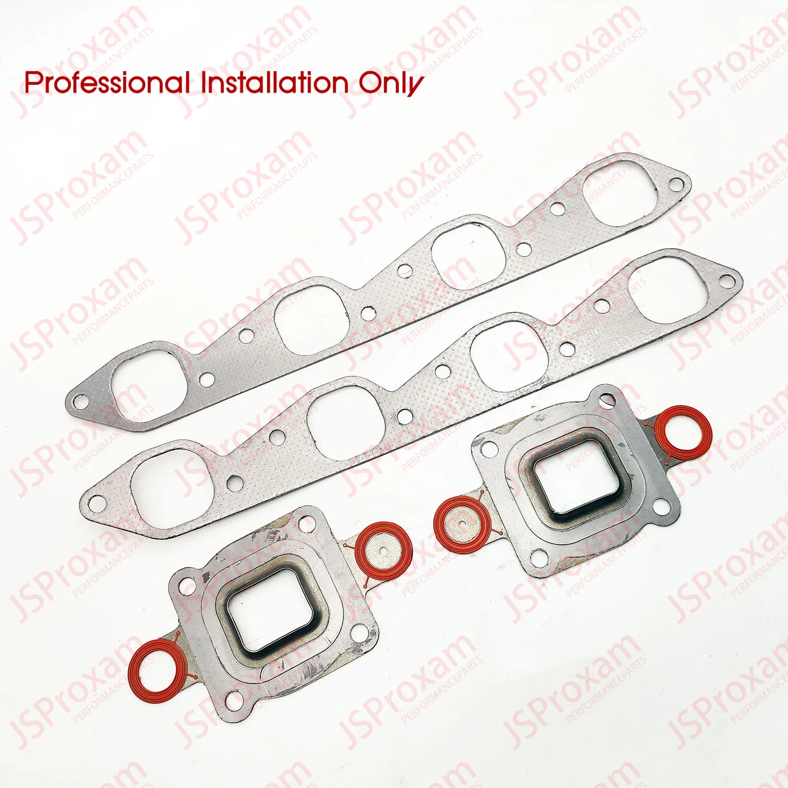 2PCS 27-864850A02 27-864850A1 Replaces Fit For MerCruiser 18-0722 5.0 5.7 L 350 Exhaust manifold Elbow Riser Gasket Dry Joint