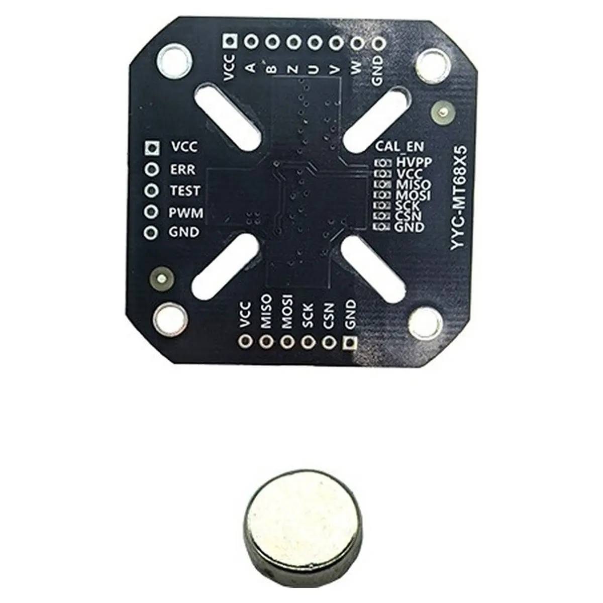 MT6825 Magnetic Encoder with 18-Bit Absolute Value for Stepper Brushless Motor ABZ 1-4096 Line Output SPI Communication