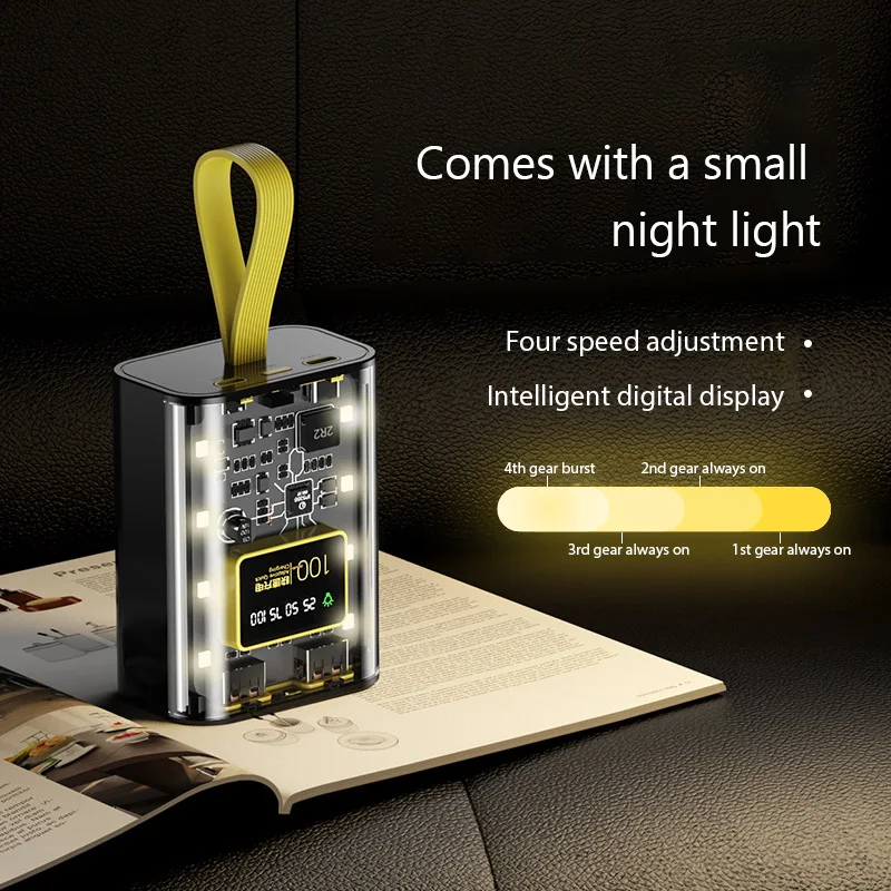 18650 Battery Charger Case DIY Power Bank Box Fast Charging Case with Night Light LCD Display Battery Charging Power Bank Box view 6