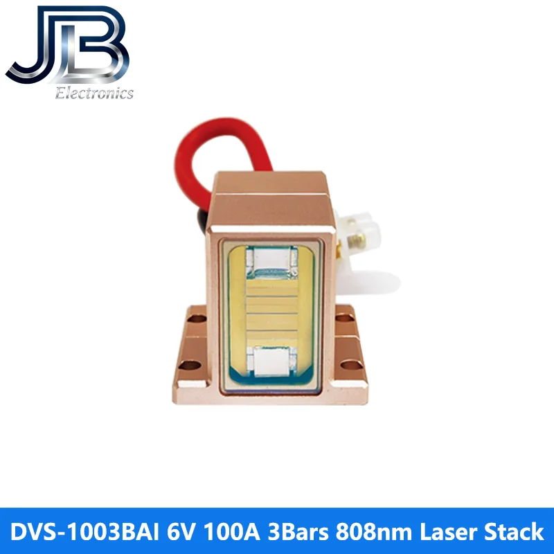 

DVS-1003BAI 3Bars 6V 100A 300W 808nm Laser Stack For Hair Removal