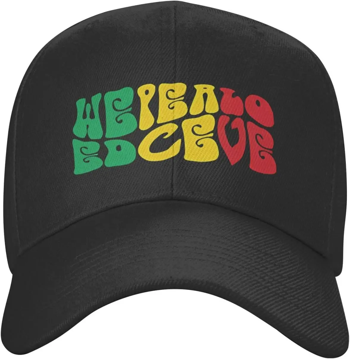 Weed Peace Love Funny Soft Baseball Cap Perfect for Adding a Playful Touch to Your Outfits