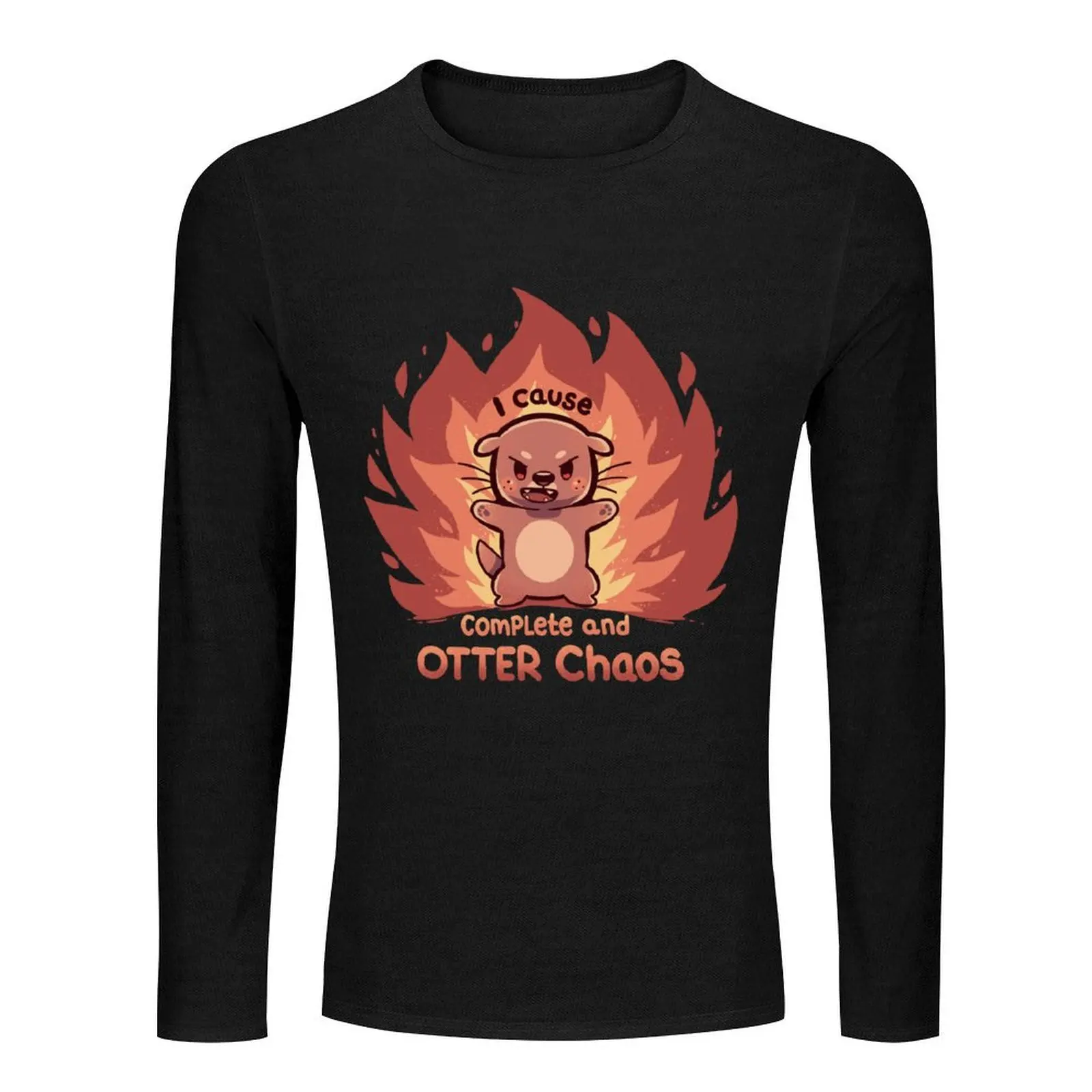 OTTER Chaos Long T-Shirt sweat shirts T-shirt for a boy Oversized t-shirt oversized t shirt men