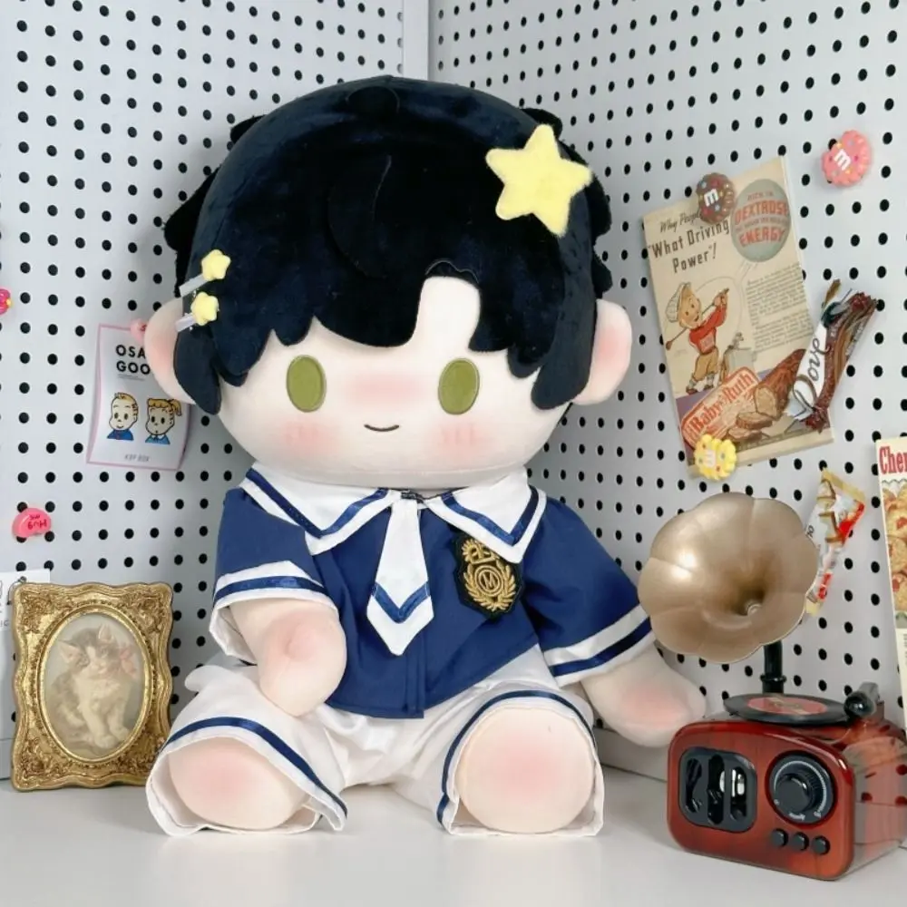 

Toy Outfit Cartoon Cotton Doll Clothes Set Fashion Mini Doll JK Uniform Cute Multi Color Cotton Doll Necktie Shirt Children Gift