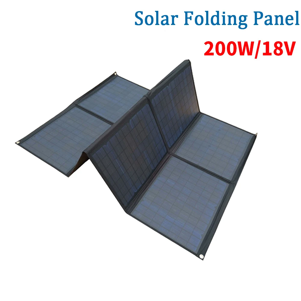 T40 Solar Panel Foldable Portable Lightweight Solar Charger USB DC out 18V 200W