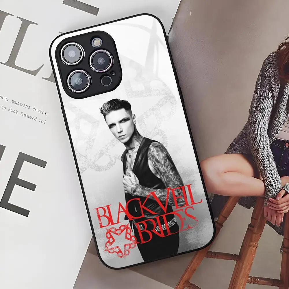 آندي بيرساك الحجاب العرائس BVB موضة جراب هاتف آيفون 17 الهواء 16 15 14 12 11 13 برو ماكس ميني Se Puls غطاء زجاجي