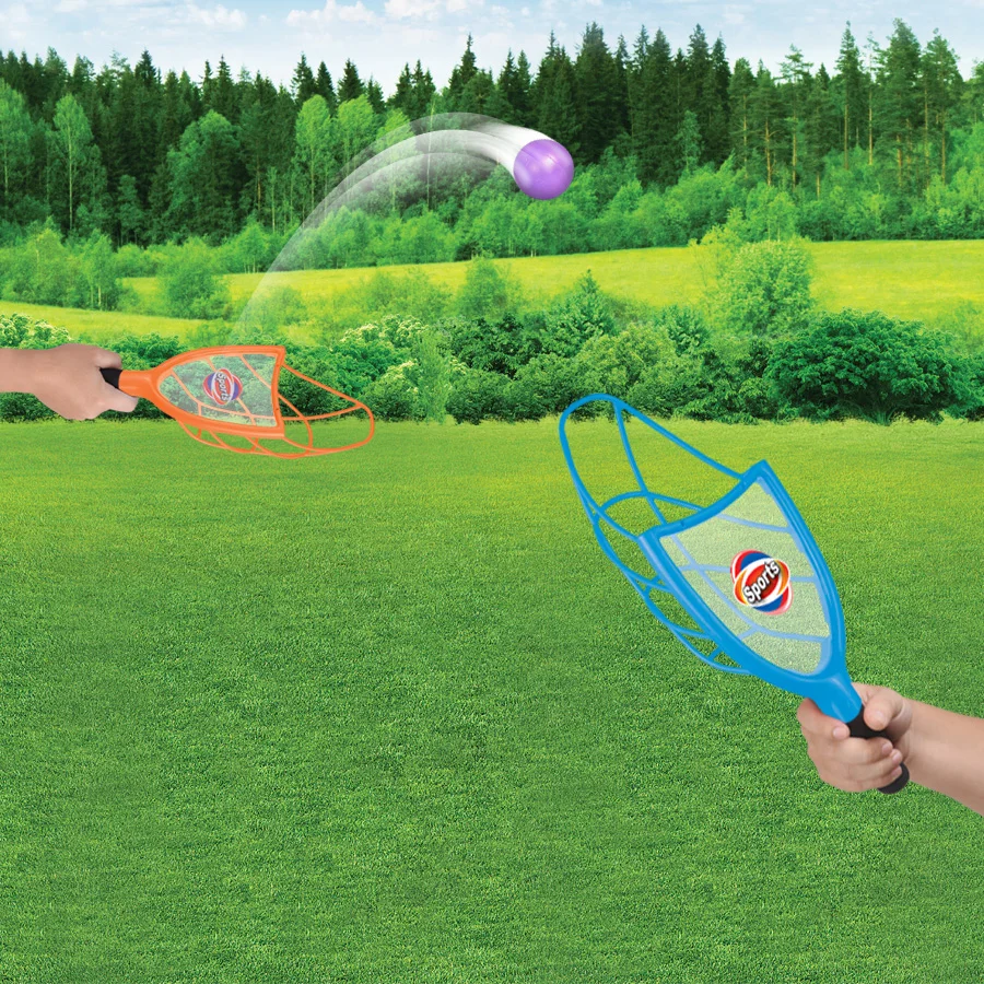 مجموعة كرات الرمي والالتقاط 2 في 1 للأطفال ألعاب خارجية ألعاب ساحة الشاطئ ألعاب الحديقة ألعاب خارجية لهدايا العائلة للأولاد والبنات