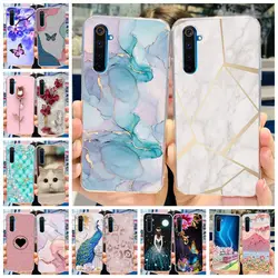 For OPPO Realme 6 Pro Case RMX2061 RMX2063 Marble TPU Shockproof Cover For Realme 6 Bumper Realme6 6s 6i Realme6i Realme6s Funda