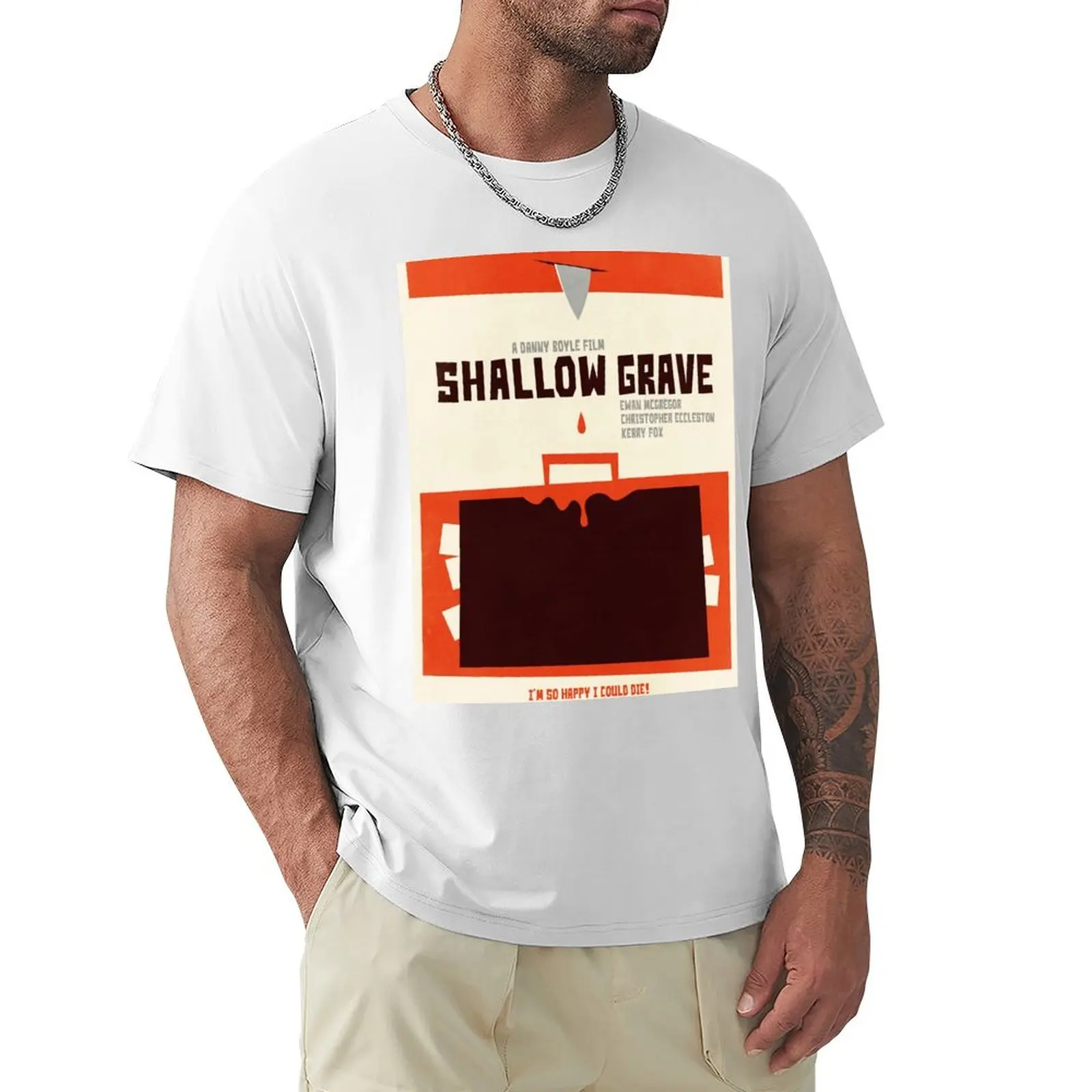 Shallow Grave T-Shirt plus size tops kawaii clothes tees t shirts for men cotton