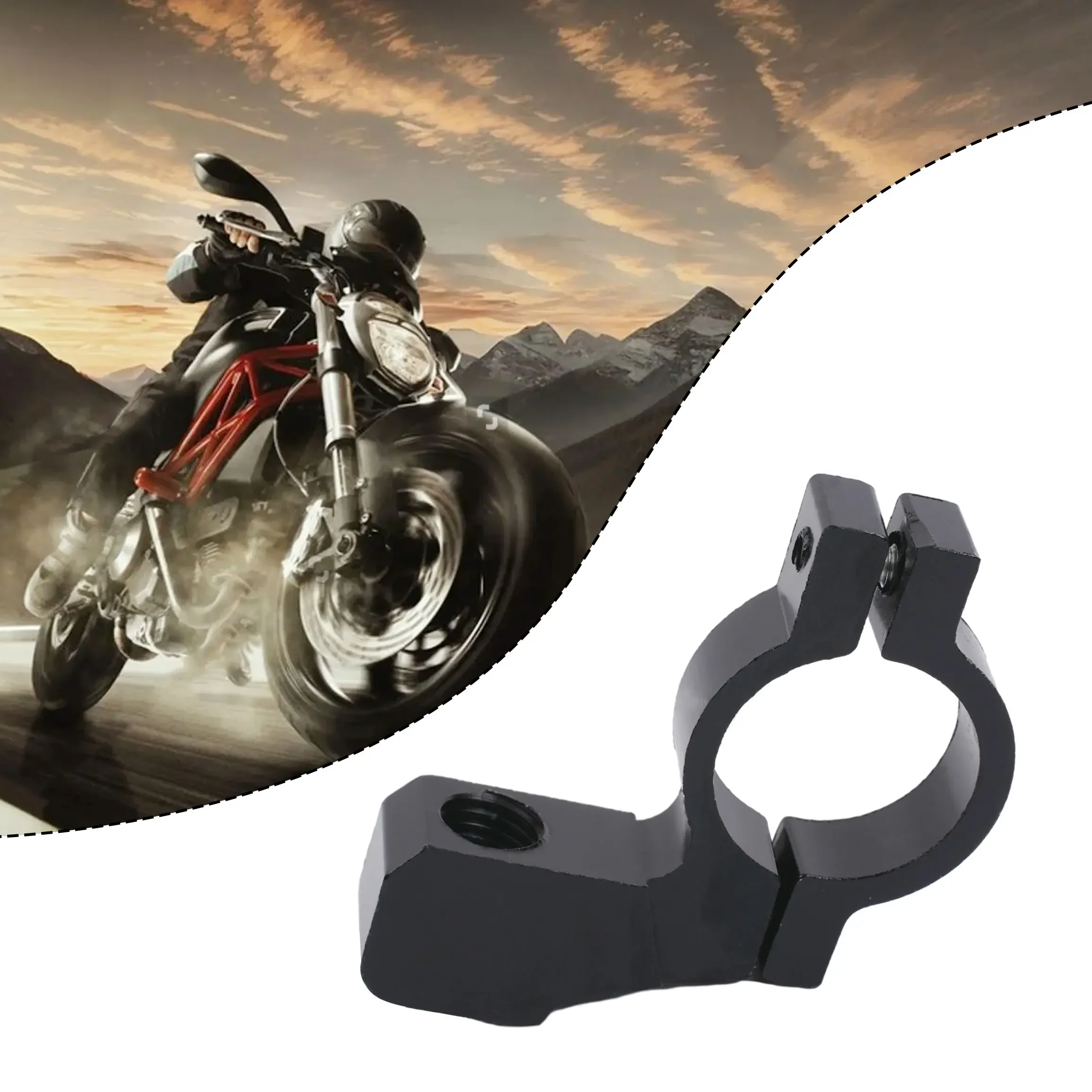 10MM Thread Diameter Handlebar Mirror Clamp Bracket For Fixing Rearview Mirrors On Motorcycles And Electric Vehicles