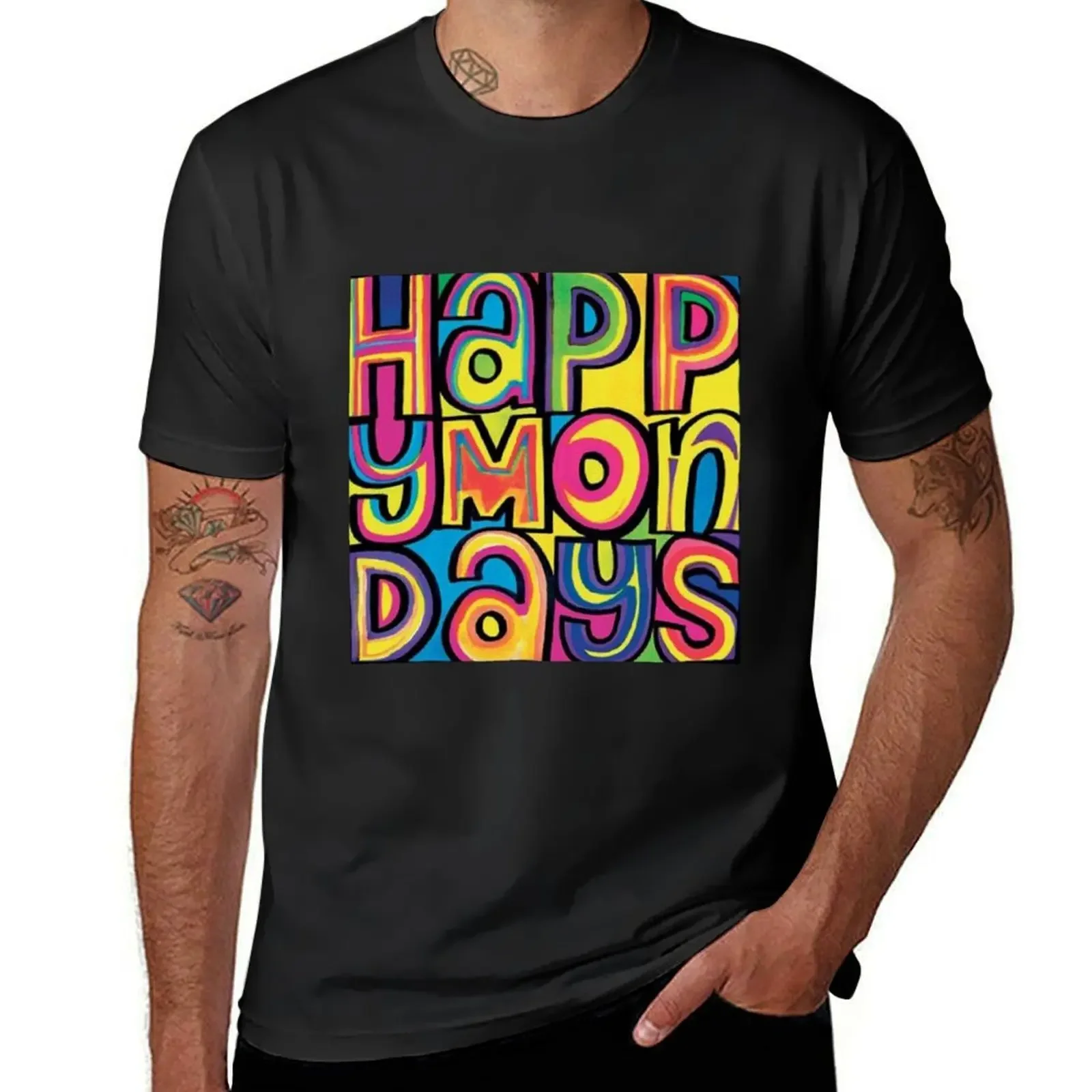

Happy Mondays T-Shirt oversize t-shirts man essential t shirt tshirts for men