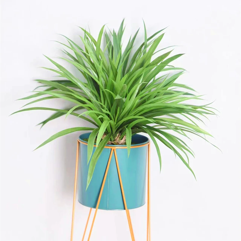 

Artificial Plants Tropical Fake Orchid Grass Green Synthetic Grass Flower Arrangement Material Hotel Wedding Party Home Decor