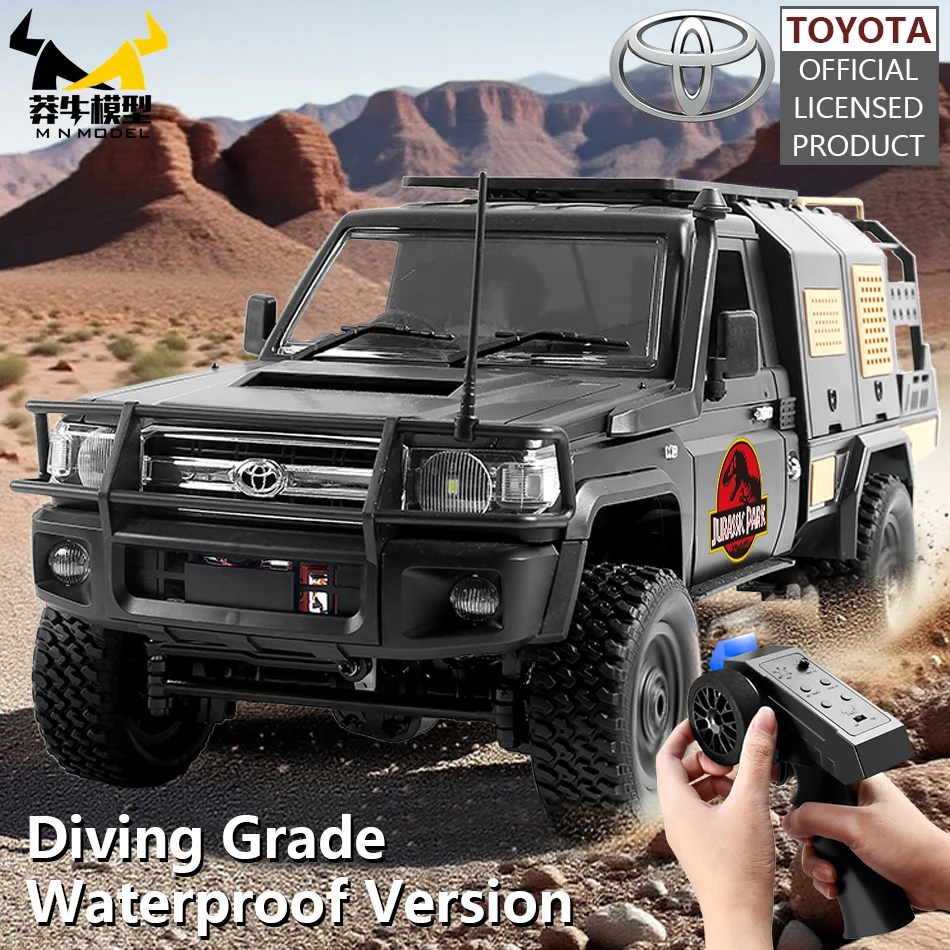 

MN МОДЕЛЬ 1:12 4WD Дистанционное Управление Динозавр Внедорожник Ретро Пикап Рок Гусеничный Юрского периода Экскурсор Альпинист Грузовик Игрушка Для Взрослых