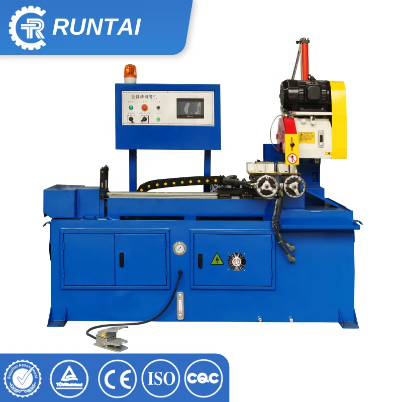 RT-425 CNC Tube Circular Saw Full Automatic 8Mm To 150Mm Cnc Steel Servo Motor Brass Pipe Cutting Hine