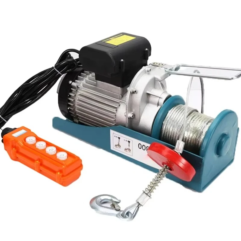 

PA100 Mini Electric Hoist with 4x Safety Factor New Steel Lifting Machine Mini Motor Engine for Retail and Hotels
