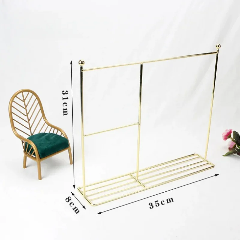 30cm BJD Doll Clothes Hanging Clothes Rack 1/6 Blythe Small Clothes Hanger Cotton Dolls DIY Toys Collector Gifts