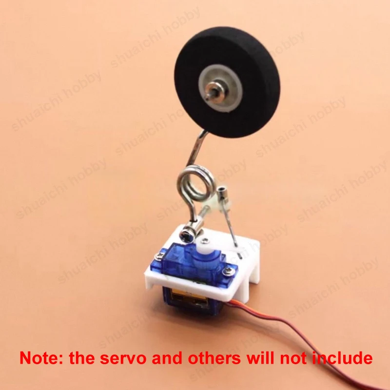 Kit d'assemblage de train d'atterrissage de direction pour modèle SU27, avec siège imprimé en 3D, fil d'acier de 2mm pour avion à voilure fixe RC, 1 ensemble