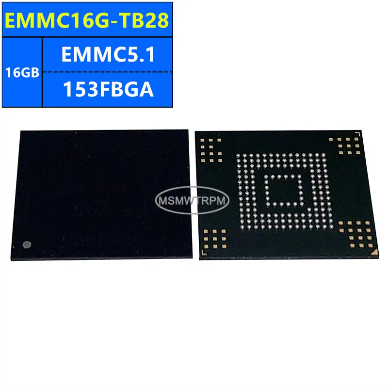 

EMMC16G-TB28 EMMC16G-T828 EMMC16G-M525 EMMC5.1 16GB 153FBGA Memory Chip IC Electronic Components New Original
