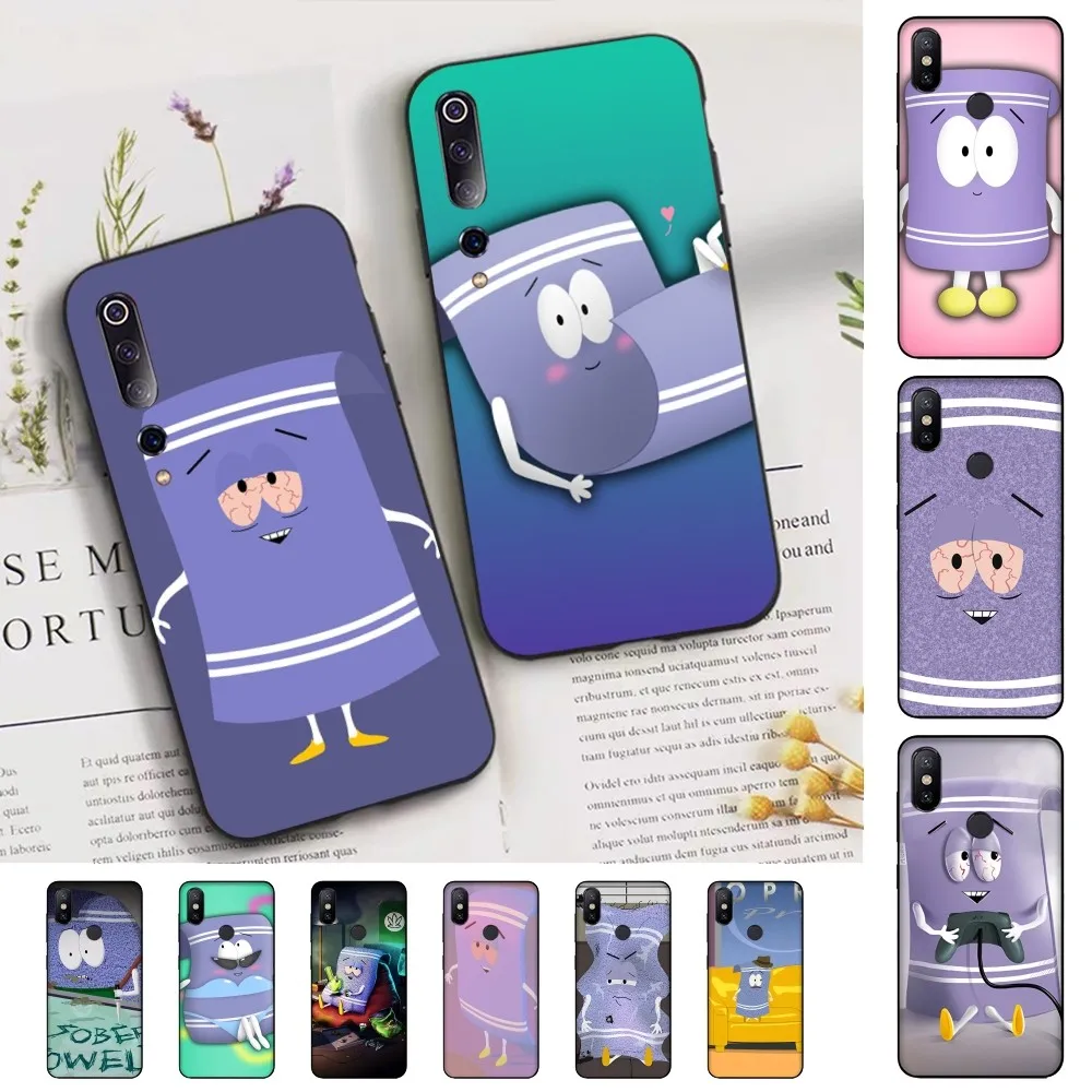 S-South Park Towelie Episode Phone Case For Xiaomi Mi 5X 8 9 10 11 12 Lite Pro 10T PocoX3pro PocoM3 Note 10 Pro Lite