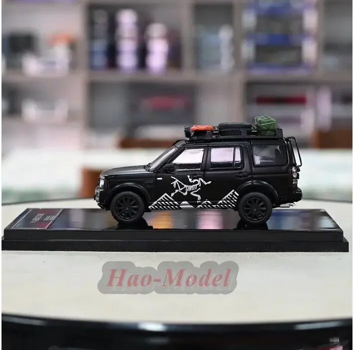 GCD 1/64 For Land Rover Discovery 4 G4 Alloy Diecast Model Car Simulation Toys Boys Birthday Gifts Hobby Display Ornaments Black