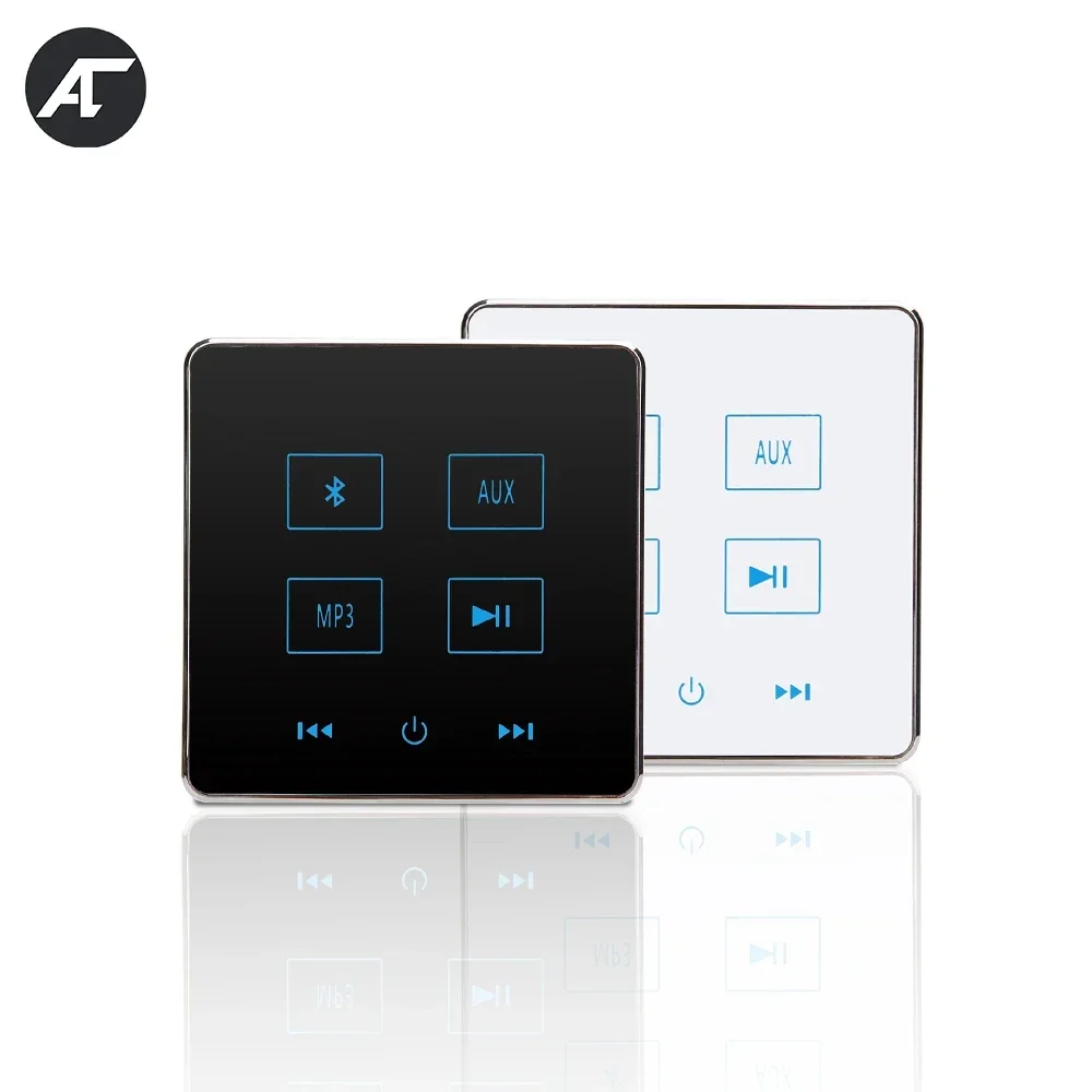 

Mini Bluetooth-compatible Wall Amplifier 2 Channels 20W Powerful Home Theater Sound System HiFi Stereo Sound Music Panel for Inn