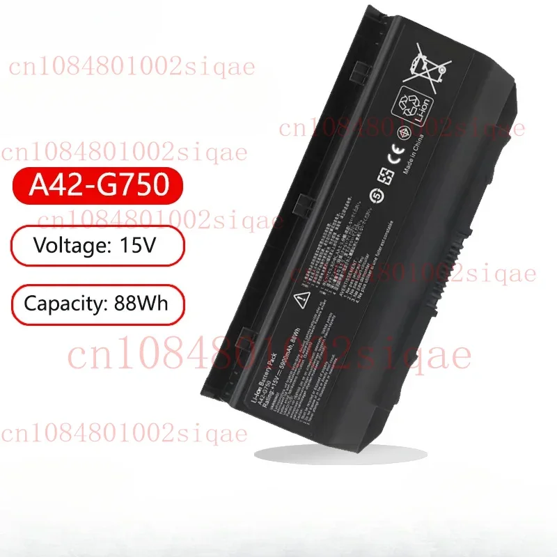 

Новый аккумулятор для ноутбука A42-G750 Asus G750JM-T4014H G750JS-T4064H G750JW G750J G750JH G750JX G750JZ G750GH-T4080H CFX70 CFX70%100
