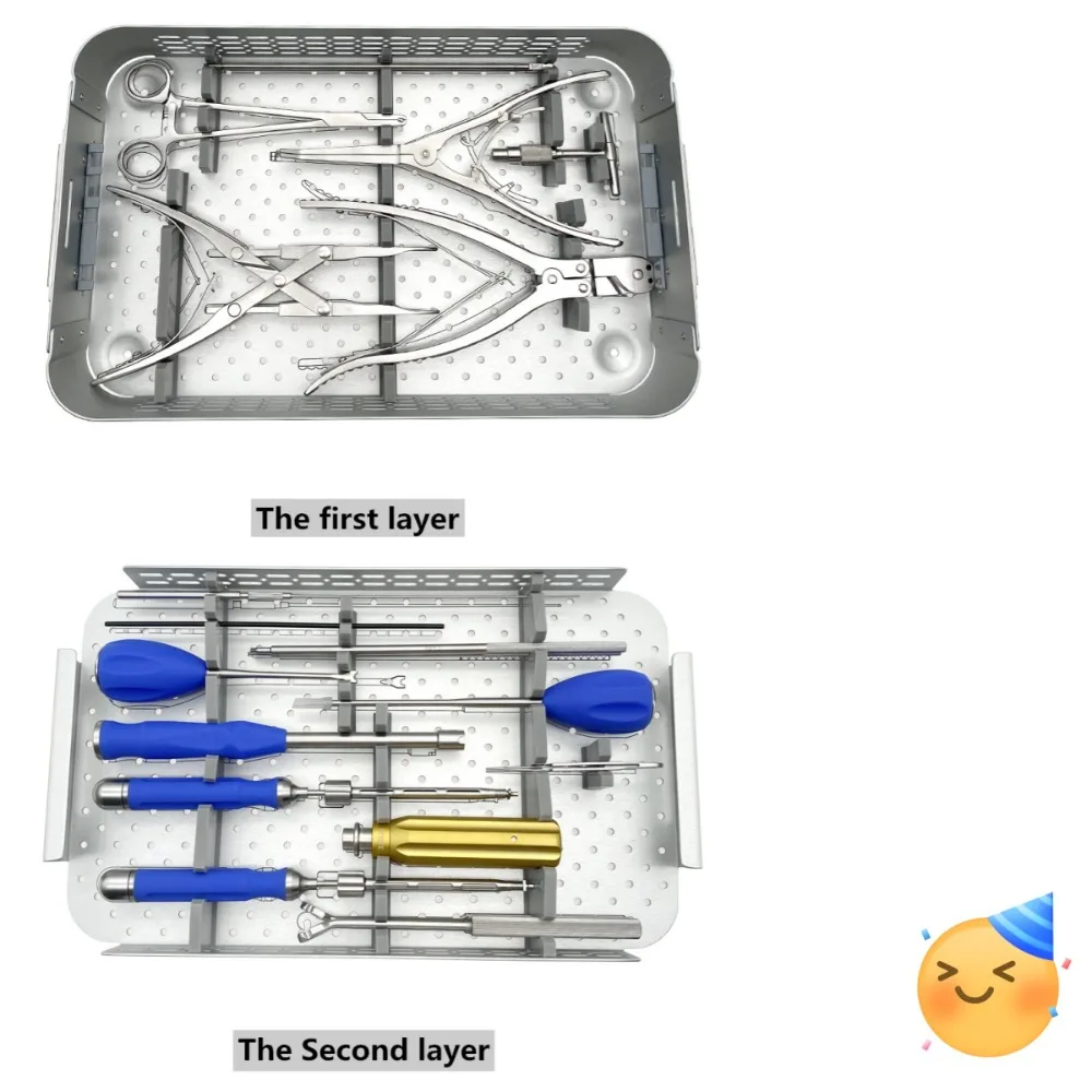 

Stainless Steel Spine Instrument Set veterinary small Animal Surgical Kit spinal Retractor Surgical Instruments