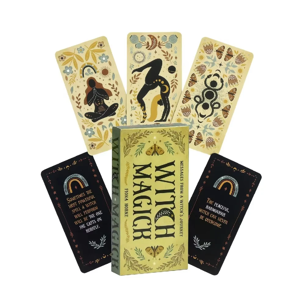Heißer Verkauf Hexe Magie Oracle Tarot Freizeit Unterhaltung Karte Familie Sammeln Divination Deck Tarot Bord Spielen Karte Spiel