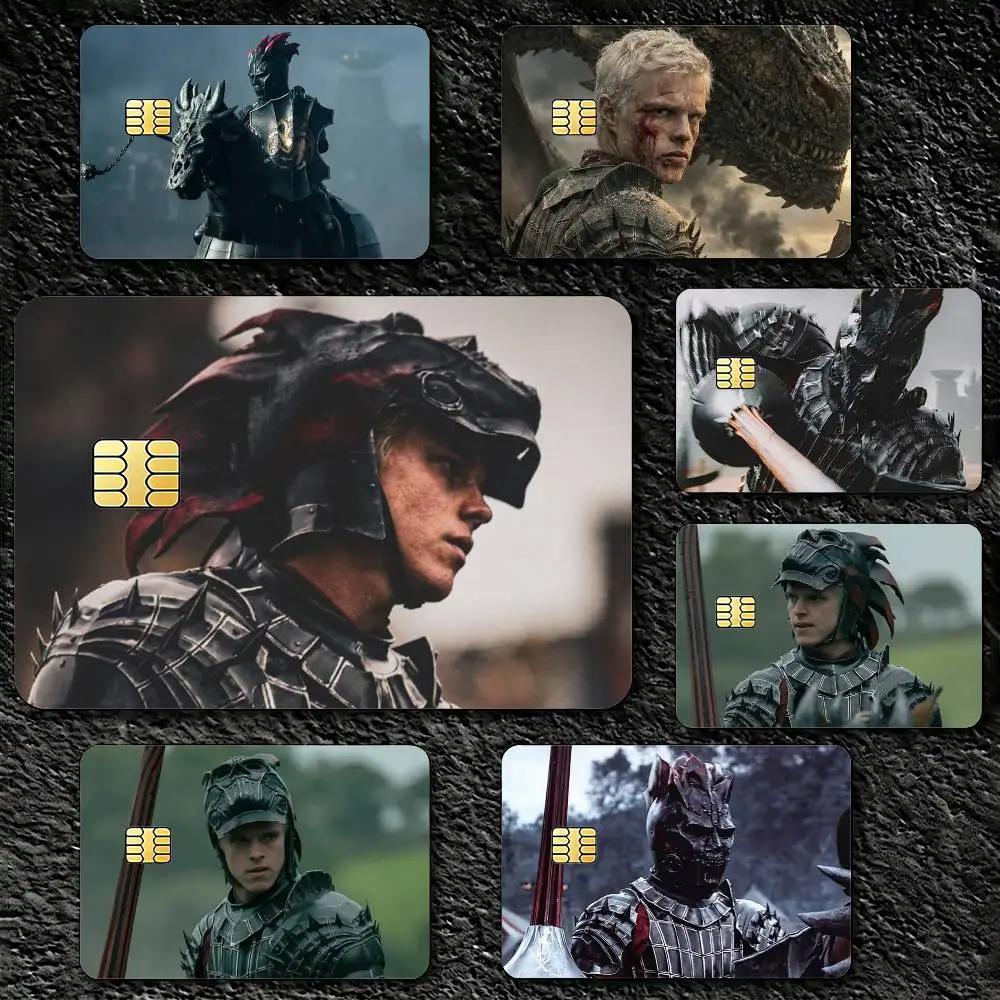 

A-Aerion T-Targaryen B-Brightflame Sticker Decoration Creative Bank Card Bus Metro Waterproof Sticker