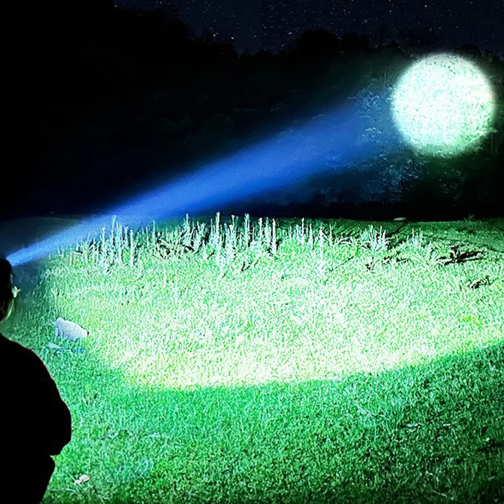 Magnetic Flashlight 500 Lumens Work Light 180 Degree Swivel Head Compact Design Fast Charge Capability For Outdoor Use