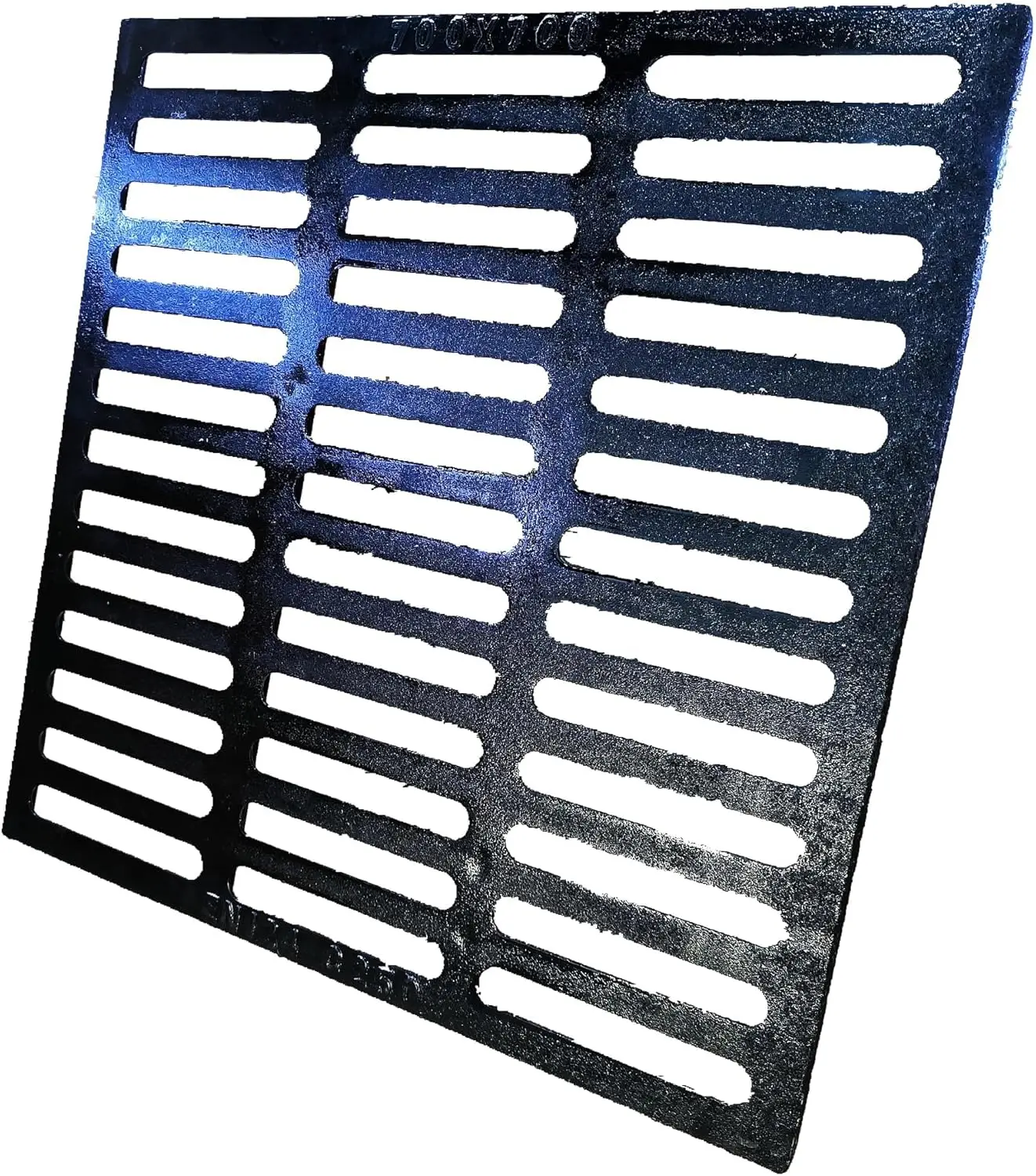 

Cast Iron Drain Grate 28x28 in B Class 28100 lbs Heavy Duty Driveway Channel Cover Outdoor Trench Drainage Grate Black Square